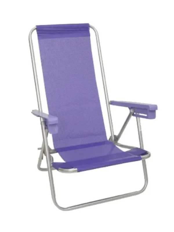 REPOSERA PLAYERA PLEGABLE ALUMINIO POLIESTER 6 POSICIONES