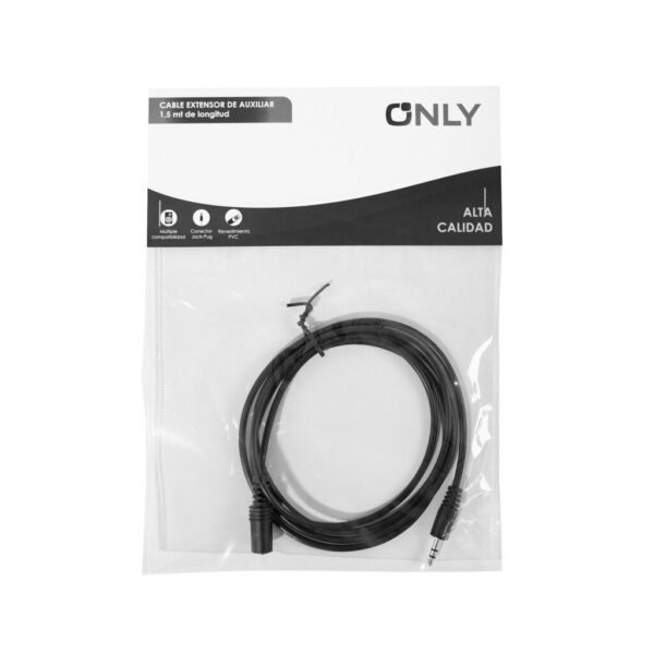 CABLE EXTENSOR DE AUXILIAR 1.5MTS