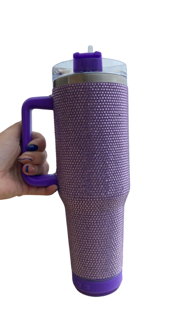 4 JARRO VASO TÉRMICO QUENCHER BRILLOSO CON PARLANTE 1,2 LITROS