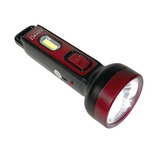 LINTERNA PORTÁTIL LUZ LED BLANCA COLOR BORDO