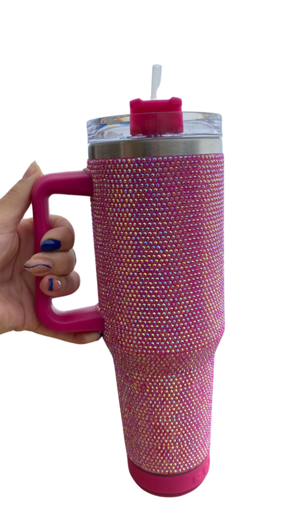 6 JARRO VASO TÉRMICO QUENCHER BRILLOSO CON PARLANTE 1,2 LITROS