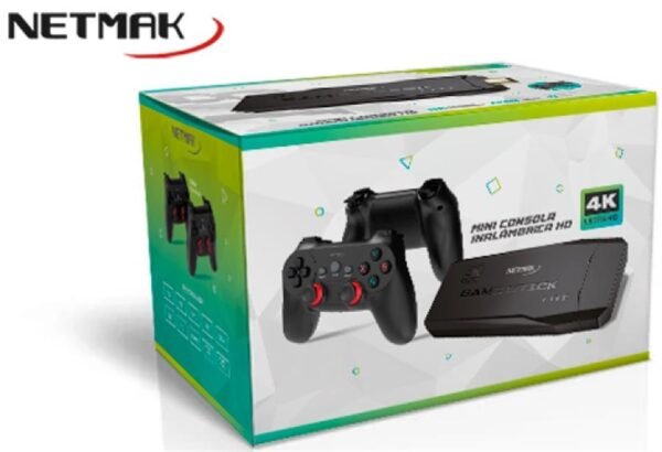 MINI CONSOLA INALAMBRICA HD "NETMAK" 20.000 JUEGOS
