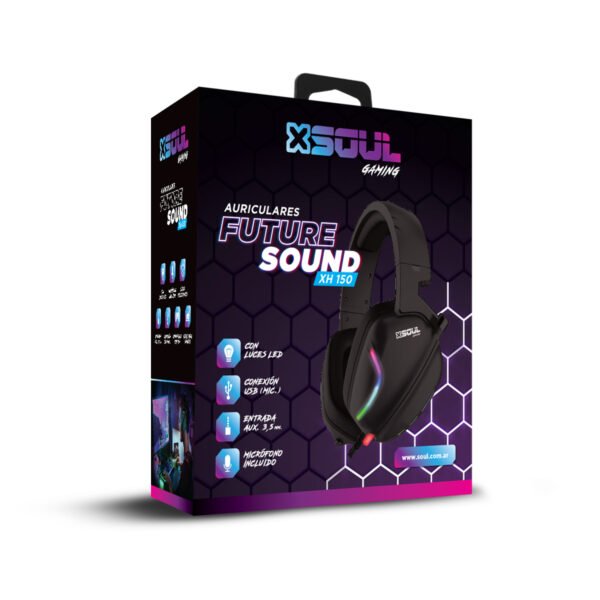 AURICULARES GAMER SOUL FUTURE SOUND XH 150
