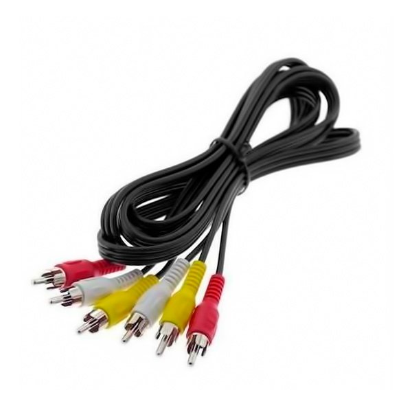 CABLE DE AUDIO ESTEREO Y VIDEO RCA MACHO 1.5M