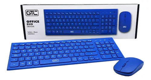 D_NQ_NP_628754-MLA80928229054_122024-O KIT COMBO TECLADO Y MOUSE INALÁMBRICO GTC CBG-026 USB ÓPTICO