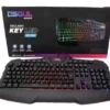 TECLADO GAMER SOUL XK700 RETROILUMINADO LUCES LED