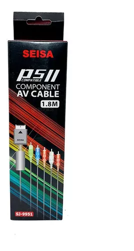CABLE COMPONENTE 1.8M TV COMPATIBLE