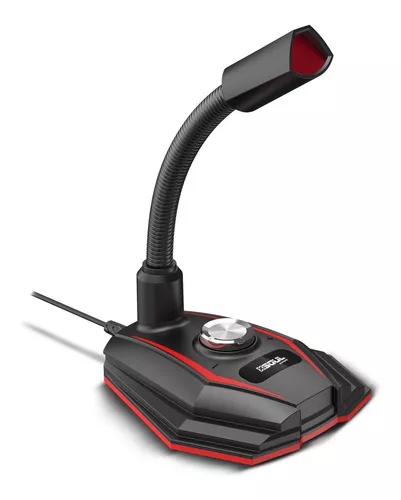 MICRÓFONO GAMER PLAYER PC USB NOTEBOOK P/TWITCH YOUTUBE COLOR NEGRO