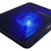 BASE PARA NOTEBOOK COOLER GAMER LED USB 13 A 17 NOGA NG-Z019 COLOR NEGRO LED AZUL
