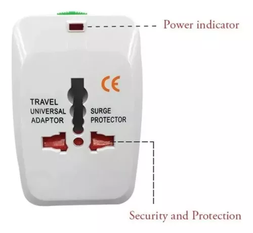 Adaptador Universal Viajero Enchufe Turismo Viaje 110/220v