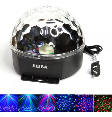 ESFERA BOLA LED RGB CON AUDIO RÍTMICO MAGIC BALL LIGHT