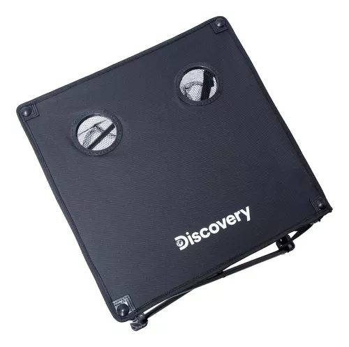 MESA DE TELA PLEGABLE CON PORTAVASOS DISCOVERY