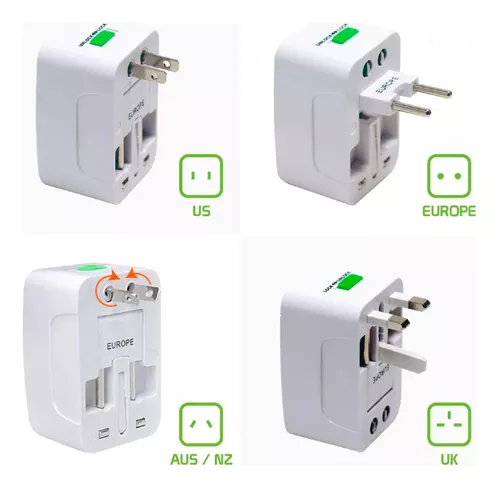 Adaptador Universal Viajero Enchufe Turismo Viaje 110/220v