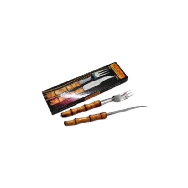 Diseño sin título (4) SET ASADO 2 PCS MELINOX CAMPING DUO