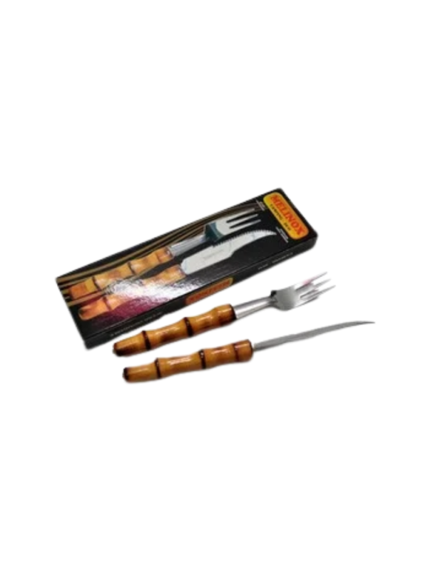 SET ASADO 2 PCS MELINOX CAMPING DUO