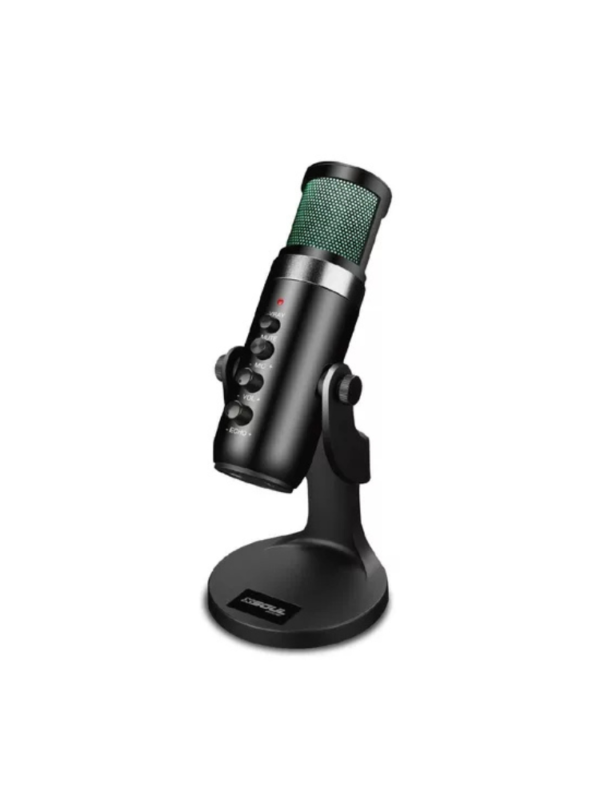 MICRÓFONO PROFESIONAL CONDENSER SOUL LIVE XMIC 400 GAMING COLOR NEGRO