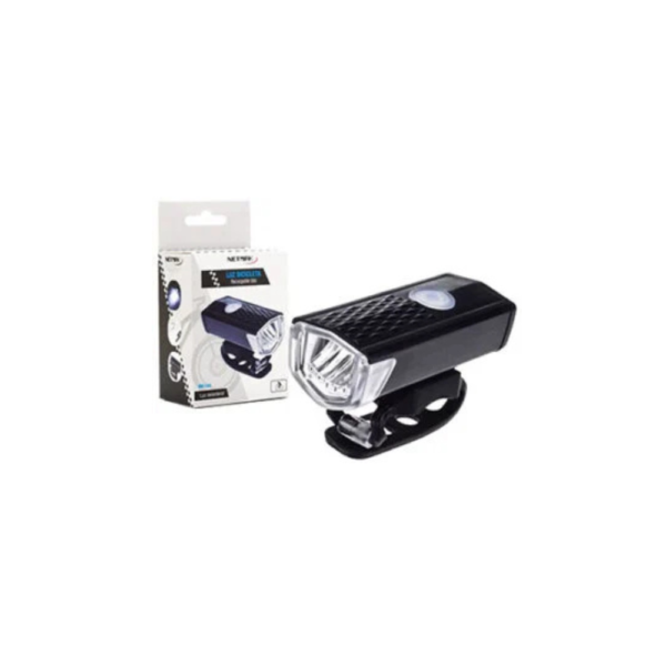 LUZ BICICLETA NETMAK NM-LD4 RECARGABLE 3 MODOS