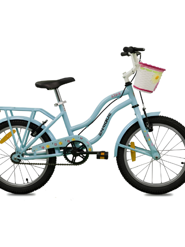 BICICLETA DE NENA STARS RODADO 16 CELESTE Y BLANCO