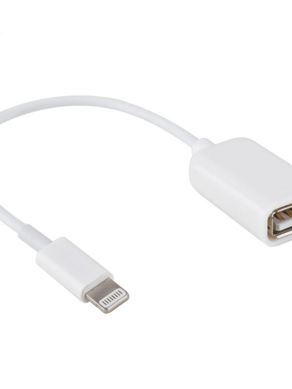 CABLE ADAPTADOR OTG LIGHTNING MACHO A USB HEMBRA