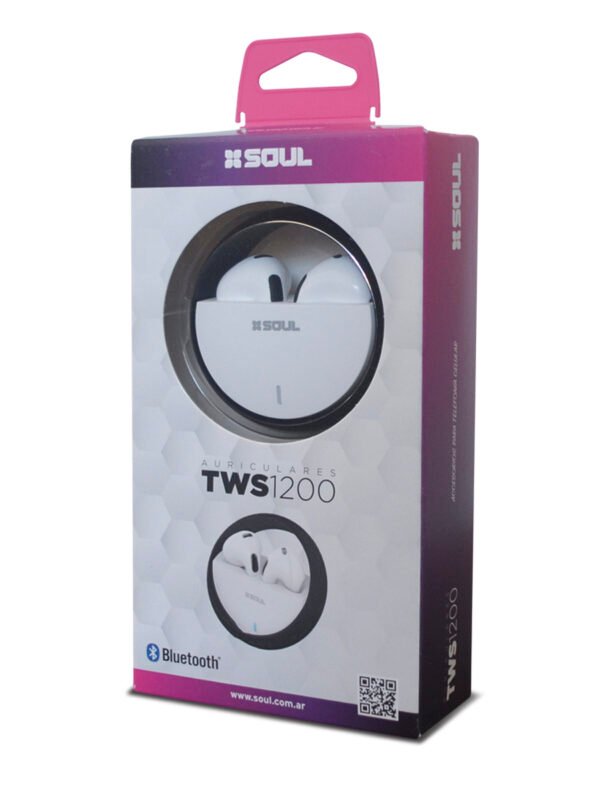 AURICULAR MANOS LIBRES BLUETOOTH SOUL TWS 1200 C/ MICROFONO