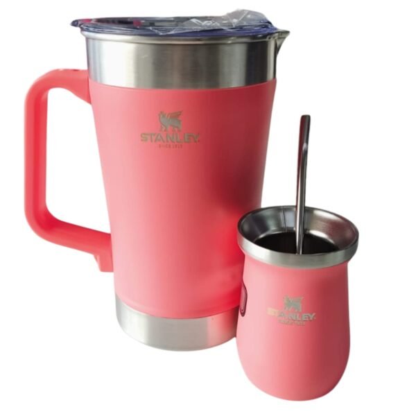 JARRA CON MATE DE ACERO INOXIDABLE PREMIUM