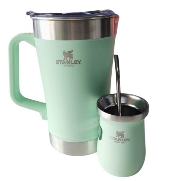 JARRA CON MATE DE ACERO INOXIDABLE PREMIUM