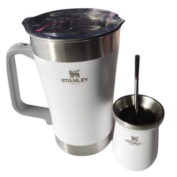 JARRA CON MATE DE ACERO INOXIDABLE PREMIUM