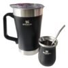 JARRA CON MATE DE ACERO INOXIDABLE PREMIUM