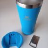 VASO SIMIL STANLEY BEER PINT DE CERVEZA  473ML C/TAPA + ABRIDOR