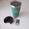VASO SIMIL STANLEY BEER PINT DE CERVEZA  473ML C/TAPA + ABRIDOR
