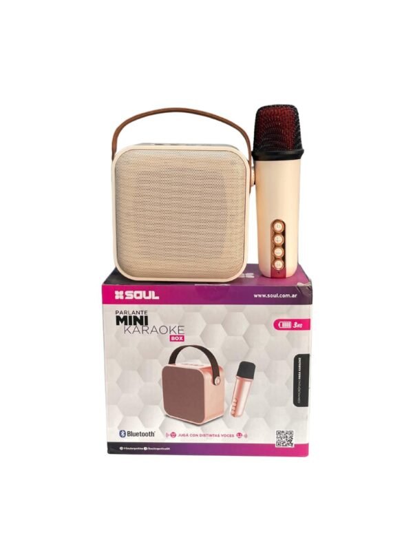 PARLANTE MINI KARAOKE BOX SOUL