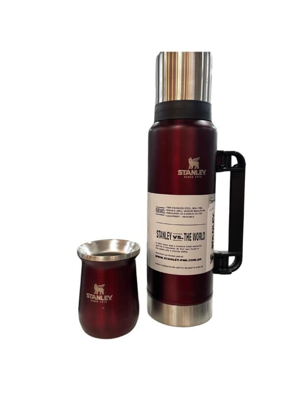 TERMO SIMIL STANLEY PREMIUM 1,4 LITRO CON PICO CEBADOR