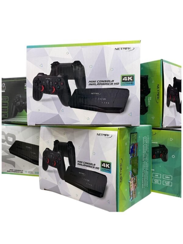 MINI CONSOLA INALAMBRICA HD "NETMAK" 20.000 JUEGOS