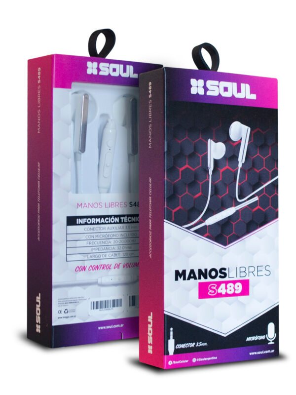 MANOS LIBRES S489 CONECTOR AUXILIAR