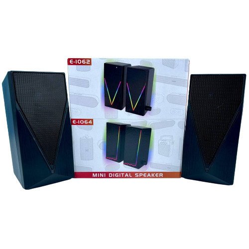 PARLANTE PC DIGITAL CONTROL VOLUMEN RGB CALIDAD E-1064