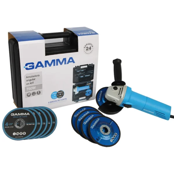 g1910kar-amoladora-angular-en-kit-750w_00 AMOLADORA ANGULAR GAMMA EN KIT- G1910KAR