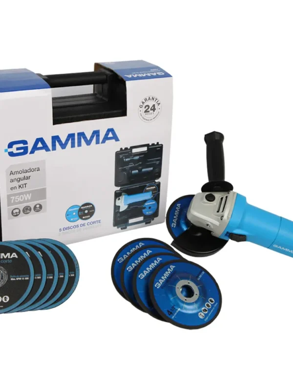 AMOLADORA ANGULAR GAMMA EN KIT- G1910KAR