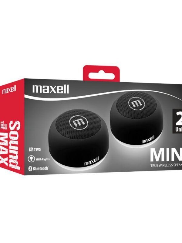 MAXELL LATINOAMÉRICA | BTTWS-MINI BT TWS MINI SPEAKER BLK