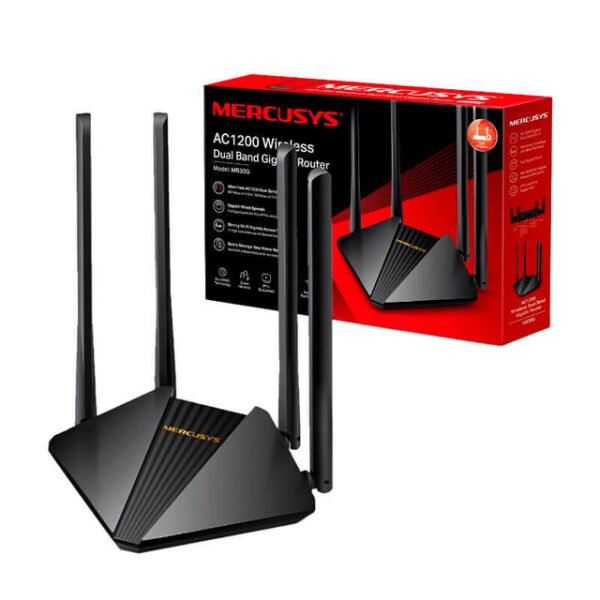 ROUTER MERCUSYS MR30G AC 1200 WIRELESS DUAL BAND GIGABIT