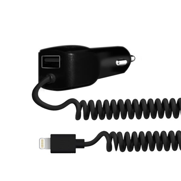 CARGADOR PARA AUTO DUAL (2000mAh)