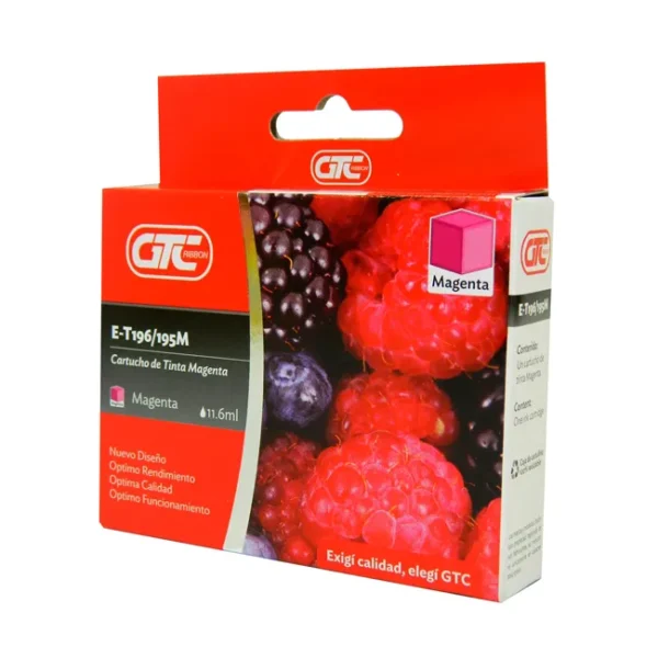 29137 CARTUCHO GTC T196/195M MAGENTA 11.6ML 1 UNIDAD