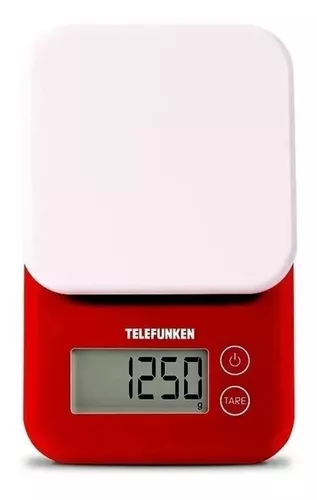 BALANZA DE COCINA DIGITAL ALTA PRECISION TELEFUNKEN 3KG JMP