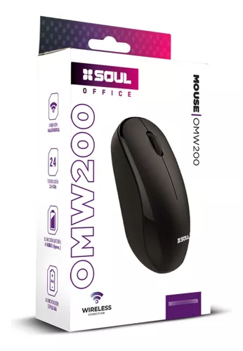 MOUSE INALÁMBRICO REPECTOR USB SOUL OFFICE OMW 200