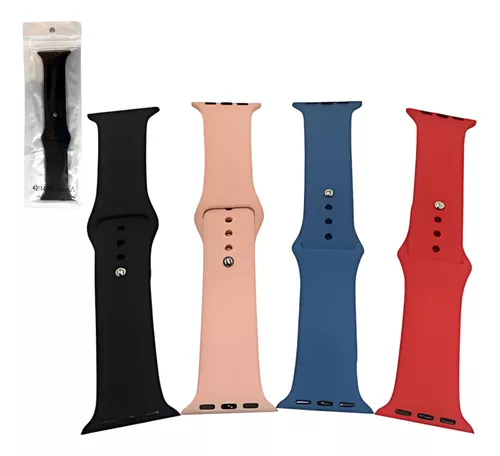 MALLA PULSERA SILICONA PARA SMART WATCH 38 40 41 Mm