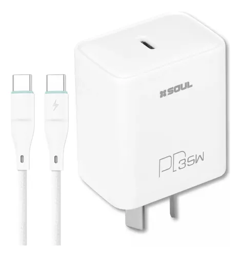 CARGADOR CARGA RAPIDA PD 35W CABLE USB- C