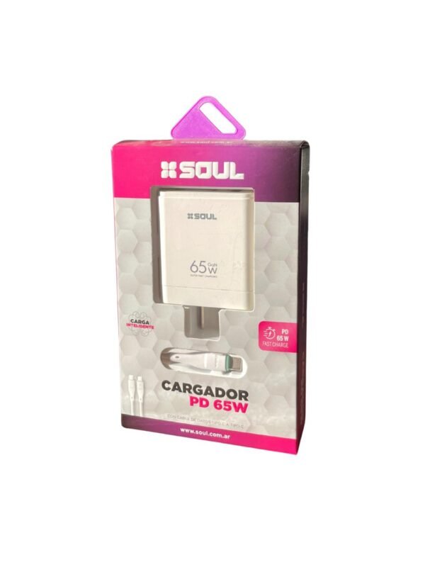 CARGADOR PD 65 W TIPO C