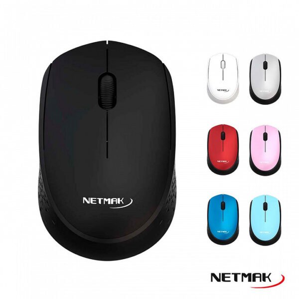 descarga MOUSE INALÁMBRICO USB NETMAK OPTIMIZE EDGE M680 COLOR
