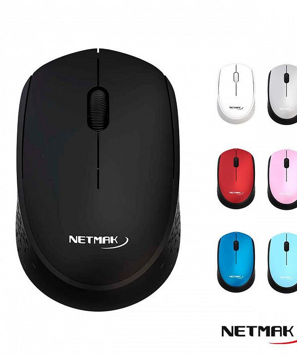 MOUSE INALÁMBRICO USB NETMAK OPTIMIZE EDGE M680 COLOR