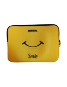 FUNDA DE NEOPRENE CON CIERRE TAMAÑO NOTEBOOK 13" SMILE