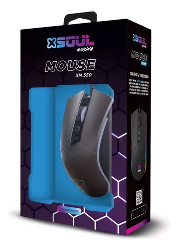 MOUSE GAMING OPTICO SOUL USB 7 BOTONES 6400 DPI